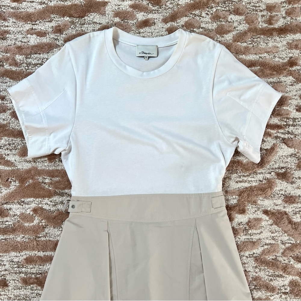 3.1 Phillip Lim Cream A-Line Skirt - Picture 2 of 9